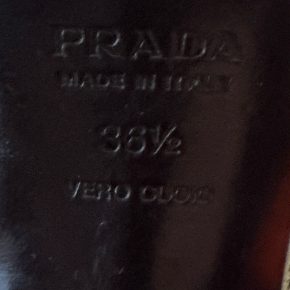 1990s Prada Ringtail Lizard Platform w Curved Heel - Picture 9 of 12